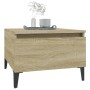 Mesa auxiliar madera contrachapada roble Sonoma 50x46x35 cm en Mesas auxiliares | Comprar online en Foru.es