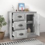 Aparador de madera contrachapada gris hormigón 70x35,5x67,5 cm de vidaXL, Aparadores - Ref: Foro24-816196, Precio: 106,25 €, ...