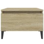 Mesa auxiliar madera contrachapada roble Sonoma 50x46x35 cm en Mesas auxiliares | Comprar online en Foru.es