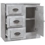 Aparador de madera contrachapada gris hormigón 70x35,5x67,5 cm de vidaXL, Aparadores - Ref: Foro24-816196, Precio: 106,25 €, ...