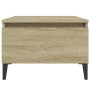 Mesas auxiliares 2 uds madera roble Sonoma 50x46x35 cm en Mesas auxiliares | Comprar online en Foru.es