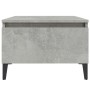 Mesa auxiliar de madera contrachapada gris hormigón 50x46x35 cm en Mesas auxiliares | Comprar online en Foru.es