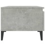 Mesa auxiliar de madera contrachapada gris hormigón 50x46x35 cm en Mesas auxiliares | Comprar online en Foru.es