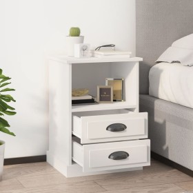 Mesitas de noche 2 unidades blancas 43x36x60 cm de vidaXL, Mesitas de noche - Ref: Foro24-816329, Precio: 96,46 €, Descuento: %