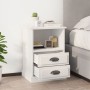 Mesitas de noche 2 unidades blancas 43x36x60 cm de vidaXL, Mesitas de noche - Ref: Foro24-816329, Precio: 96,46 €, Descuento: %