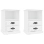 Mesitas de noche 2 unidades blancas 43x36x60 cm de vidaXL, Mesitas de noche - Ref: Foro24-816329, Precio: 96,46 €, Descuento: %
