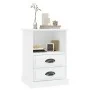 Mesitas de noche 2 unidades blancas 43x36x60 cm de vidaXL, Mesitas de noche - Ref: Foro24-816329, Precio: 95,74 €, Descuento: %