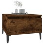 Mesa auxiliar madera contrachapada roble ahumado 50x46x35 cm en Mesas auxiliares | Comprar online en Foru.es