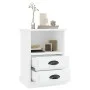 Mesitas de noche 2 unidades blancas 43x36x60 cm de vidaXL, Mesitas de noche - Ref: Foro24-816329, Precio: 95,74 €, Descuento: %