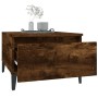 Mesa auxiliar madera contrachapada roble ahumado 50x46x35 cm en Mesas auxiliares | Comprar online en Foru.es