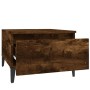 Mesa auxiliar madera contrachapada roble ahumado 50x46x35 cm en Mesas auxiliares | Comprar online en Foru.es