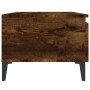 Mesa auxiliar madera contrachapada roble ahumado 50x46x35 cm en Mesas auxiliares | Comprar online en Foru.es