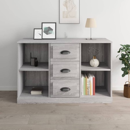 Aparador de madera contrachapada gris Sonoma 104,5x35,5x67,5 cm de vidaXL, Aparadores - Ref: Foro24-816238, Precio: 88,16 €, ...