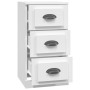 Aparador de madera contrachapada blanco 36x35,5x67,5 cm de vidaXL, Aparadores - Ref: Foro24-816216, Precio: 54,01 €, Descuent...