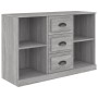 Aparador de madera contrachapada gris Sonoma 104,5x35,5x67,5 cm de vidaXL, Aparadores - Ref: Foro24-816238, Precio: 88,16 €, ...
