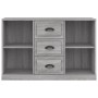 Aparador de madera contrachapada gris Sonoma 104,5x35,5x67,5 cm de vidaXL, Aparadores - Ref: Foro24-816238, Precio: 88,16 €, ...