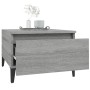 Mesa auxiliar madera contrachapada gris Sonoma 50x46x35 cm en Mesas auxiliares | Comprar online en Foru.es
