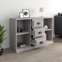Aparador de madera contrachapada gris Sonoma 104,5x35,5x67,5 cm de vidaXL, Aparadores - Ref: Foro24-816238, Precio: 88,16 €, ...