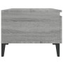 Mesa auxiliar madera contrachapada gris Sonoma 50x46x35 cm en Mesas auxiliares | Comprar online en Foru.es