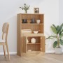 Aparador de madera contrachapada roble Sonoma 60x35,5x103,5 cm de vidaXL, Aparadores - Ref: Foro24-816315, Precio: 87,86 €, D...