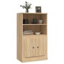 Aparador de madera contrachapada roble Sonoma 60x35,5x103,5 cm de vidaXL, Aparadores - Ref: Foro24-816315, Precio: 87,86 €, D...