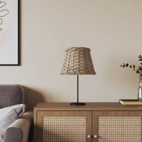 Brown wicker lamp shade Ø15x12 cm by vidaXL, Lampshades - Ref: Foro24-364388, Price: 12,39 €, Discount: %