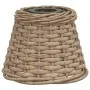 Pantalla para lámpara mimbre marrón Ø15x12 cm de vidaXL, Pantallas para lámparas - Ref: Foro24-364388, Precio: 12,39 €, Descu...