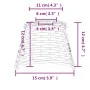 Pantalla para lámpara mimbre marrón Ø15x12 cm de vidaXL, Pantallas para lámparas - Ref: Foro24-364388, Precio: 12,39 €, Descu...