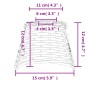 Pantalla para lámpara mimbre marrón Ø15x12 cm de vidaXL, Pantallas para lámparas - Ref: Foro24-364388, Precio: 12,64 €, Descu...