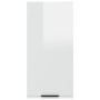 Armario de baño de pared blanco brillo 32x20x67 cm de vidaXL, Taquillas y armarios de almacenamiento - Ref: Foro24-811301, Pr...