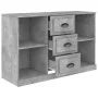 Aparador madera contrachapada gris hormigón 104,5x35,5x67,5 cm de vidaXL, Aparadores - Ref: Foro24-816236, Precio: 84,39 €, D...