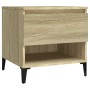 Mesa auxiliar madera contrachapada roble Sonoma 50x46x50 cm en Mesas auxiliares | Comprar online en Foru.es