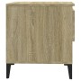 Mesa auxiliar madera contrachapada roble Sonoma 50x46x50 cm en Mesas auxiliares | Comprar online en Foru.es