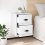 Mesitas de noche de pared 2 uds blanco 41,5x36x53 cm de vidaXL, Mesitas de noche - Ref: Foro24-816393, Precio: 64,87 €, Descu...