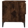 Mesa auxiliar madera contrachapada roble ahumado 50x46x50 cm en Mesas auxiliares | Comprar online en Foru.es