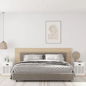 Nachttische 2 Einheiten glänzend weiß 43x36x50 cm von vidaXL, Nachttische - Ref: Foro24-816349, Preis: 74,35 €, Rabatt: %