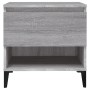 Mesa auxiliar de madera contrachapada gris Sonoma 50x46x50 cm en Mesas auxiliares | Comprar online en Foru.es