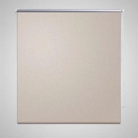 Estor Persiana Enrollable 100 x 230 cm Beige de vidaXL, Persianas y estores - Ref: Foro24-240154, Precio: 23,81 €, Descuento: %