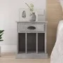 Mesita de noche gris hormigón 43x36x50 cm de vidaXL, Mesitas de noche - Ref: Foro24-816352, Precio: 35,67 €, Descuento: %