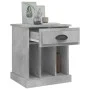 Mesita de noche gris hormigón 43x36x50 cm de vidaXL, Mesitas de noche - Ref: Foro24-816352, Precio: 35,67 €, Descuento: %