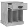Mesita de noche gris hormigón 43x36x50 cm de vidaXL, Mesitas de noche - Ref: Foro24-816352, Precio: 35,67 €, Descuento: %
