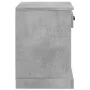Mesita de noche gris hormigón 43x36x50 cm de vidaXL, Mesitas de noche - Ref: Foro24-816352, Precio: 35,67 €, Descuento: %