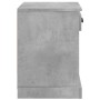 Mesita de noche gris hormigón 43x36x50 cm de vidaXL, Mesitas de noche - Ref: Foro24-816352, Precio: 36,00 €, Descuento: %