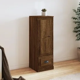Aparador alto madera contrachapada roble marrón 36x35,5x103,5cm de vidaXL, Aparadores - Ref: Foro24-816311, Precio: 73,08 €, ...