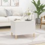 Mesa de centro madera contrachapada blanco 60x44,5x45 cm en Mesas de centro | Comprar online en Foru.es