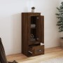 Aparador alto madera contrachapada roble marrón 36x35,5x103,5cm de vidaXL, Aparadores - Ref: Foro24-816311, Precio: 74,37 €, ...