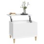 Mesa de centro madera contrachapada blanco 60x44,5x45 cm en Mesas de centro | Comprar online en Foru.es
