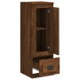 Aparador alto madera contrachapada roble marrón 36x35,5x103,5cm de vidaXL, Aparadores - Ref: Foro24-816311, Precio: 74,37 €, ...