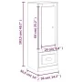 Hohes Sideboard Sperrholz Eiche braun 36x35,5x103,5cm von vidaXL, Sideboards - Ref: Foro24-816311, Preis: 73,08 €, Rabatt: %
