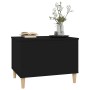 Mesa de centro madera contrachapada negro 60x44,5x45 cm en Mesas de centro | Comprar online en Foru.es